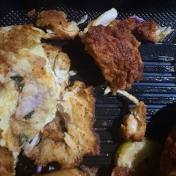 Nasty overly breaded