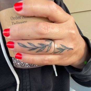 Aces Over Eights Tattoo - Can't wait to see it with my wedding ring too  the shading was perfect & just what I wanted - Tattoo Near Me - Petaluma, California