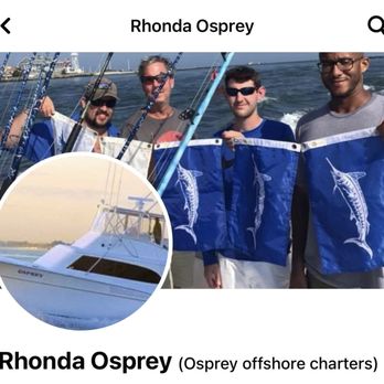 Rhonda’s Osprey Charters - Boat Charters Near Me - Ocean City, Maryland Rhonda’s Osprey Charters - Boat Charters Near Me - Ocean City, Maryland