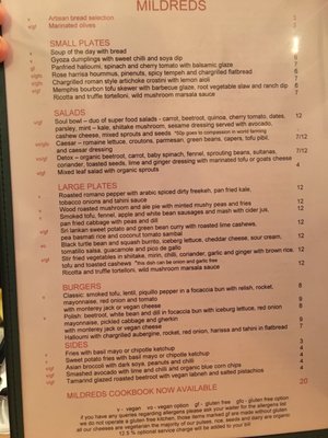Menu photo 7 Mildreds London, XGL Menu photo 7 Mildreds London, XGL