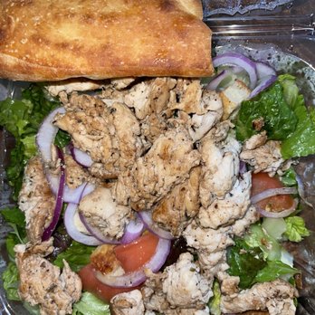 Carini's Pizza & Subs - Grilled Chicken Caesar Salad (Comes with homemade Bread) excellent! - Pizza Near Me - Pasadena, Maryland Carini's Pizza & Subs - Grilled Chicken Caesar Salad (Comes with homemade Bread) excellent! - Pizza Near Me - Pasadena, Maryland