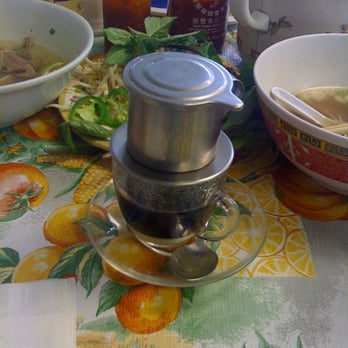 Pho Saigon - A refreshing after lunch drink of Vietnamese coffee - Vietnamese Near Me - Bridgeport, Connecticut