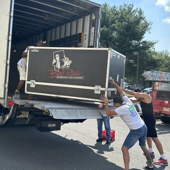 Optimus Transfer Solutions - John & his crew carefully unloading our very important theatrical equipment. - Movers Near Me - North Bergen, New Jersey