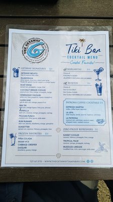Menu photo 3 The Getaway Saint Petersburg, FL Menu photo 3 The Getaway Saint Petersburg, FL