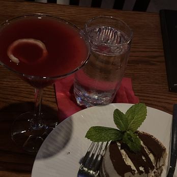 Chicago Cut Steakhouse - Tiramisu and A specialty Alexandra cocktail - show her this photo and she will make it - Steakhouses Near Me - Chicago, Illinois Chicago Cut Steakhouse - Tiramisu and A specialty Alexandra cocktail - show her this photo and she will make it - Steakhouses Near Me - Chicago, Illinois