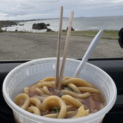 Saigon Cafe - Chicken Udon Soup with a view.