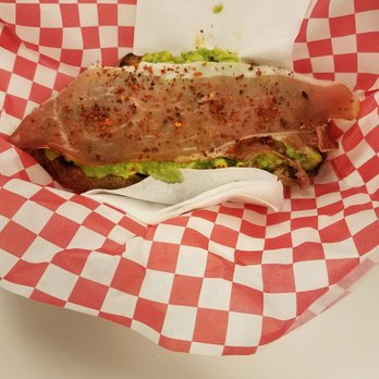 Espresso Subito - Avocado Toast with ONE Slice of Proscuitto - Caterers Near Me
