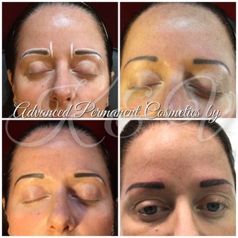 Advanced Permanent Cosmetics by K & V - Brow correction by adding shape, size and hairstrokes to camouflage the old brow done prior to visiting us...client did not want removal - Skin Care Near Me - Palm Beach Gardens, Florida Advanced Permanent Cosmetics by K & V - Brow correction by adding shape, size and hairstrokes to camouflage the old brow done prior to visiting us...client did not want removal - Skin Care Near Me - Palm Beach Gardens, Florida
