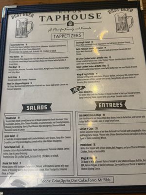 Menu photo 2 The Ripon Tap House Ripon, CA Menu photo 2 The Ripon Tap House Ripon, CA