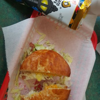 Zero's Sandwich Shop - Ham & Turkey minus a few bites :)  (9/10) - Sandwiches Near Me - Houston, Texas