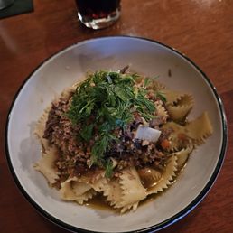 Short rib ragu ove mafaldini Short rib ragu ove mafaldini