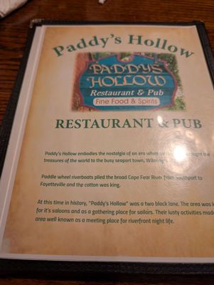Menu photo 8 Paddy's Hollow Wilmington, NC Menu photo 8 Paddy's Hollow Wilmington, NC