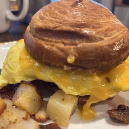 Maple Bacon Croissant Sandwich Maple Bacon Croissant Sandwich