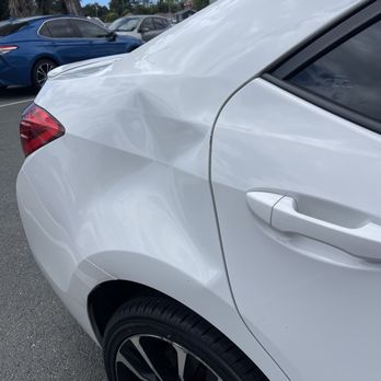 Mr Dent - Before work was done - Mobile Dent Repair Near Me - Dublin, California