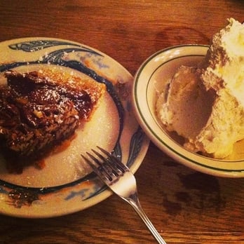 Peter Luger - A bowl of whip cream w. A side of pecan pie - Steakhouses Near Me - Brooklyn, New York
