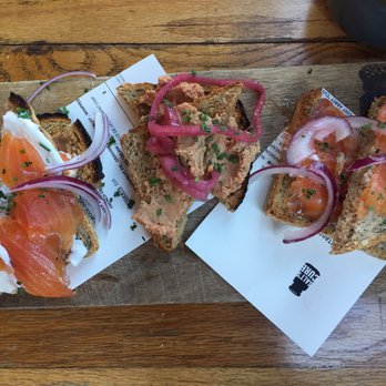 Salt's Cure - Smoked salmon. Chicken liver. Smoked salmon. - Breakfast & Brunch Near Me - Los Angeles, California Salt's Cure - Smoked salmon. Chicken liver. Smoked salmon. - Breakfast & Brunch Near Me - Los Angeles, California