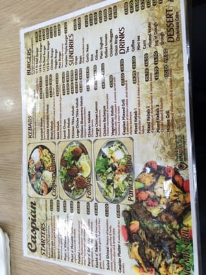 Menu photo 2 Caspian Manchester, XGM Menu photo 2 Caspian Manchester, XGM