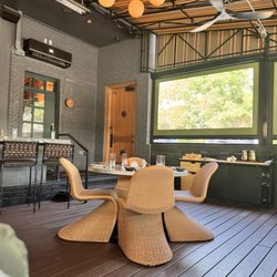Norman's Japanese Grill - Beautiful covered, cozy outdoor patio