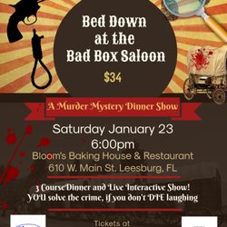 Something New Studio - One of our many murder mystery shows performed publicly at local venues or for your private event.