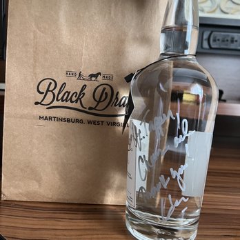 Black Draft Distillery - Black draft vodka signed by Glen (owner) - Distilleries Near Me - Martinsburg, West Virginia Black Draft Distillery - Black draft vodka signed by Glen (owner) - Distilleries Near Me - Martinsburg, West Virginia