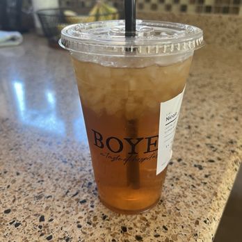 The Boyer Drive Thru - Large black peach iced tea - Coffee & Tea Near Me - Surprise, Arizona The Boyer Drive Thru - Large black peach iced tea - Coffee & Tea Near Me - Surprise, Arizona