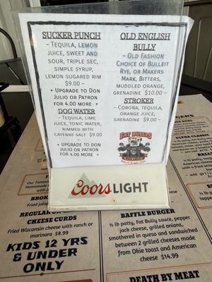Menu photo 2 Fat Bully's Sulphur, OK Menu photo 2 Fat Bully's Sulphur, OK
