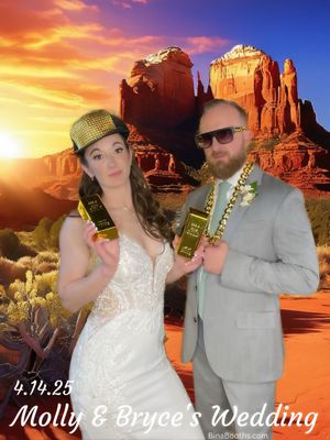 WEDDING - 📸 Wedding Memories, Elevated : Our Signature Photobooth Experience in Arizona
Your wedding day is one of the most unforgettable moments of your life, and our photobooth experiences are designed to capture that magic in every frame. Over the years, we’ve partnered with couples across Arizona to create unforgettable wedding memories that are as elegant as they are fun.
💍 How We Capture the Day:
We start the celebration with timeless, no prop portraits of the couple, wedding party, and family — heirloom quality keepsakes that you’ll treasure for decades. As the evening unfolds, we transform the vibe and flip the switch into celebration mode. Out come our luxury props, from glam glasses and chic hats to playful hip hop accessories. (We never use cheap paper cutouts, only high end props worthy of your special day.) The result? Guests come back again and again for round two, three, and four.
✨ What Every Couple Loves About Our Service:
📸 Unlimited Photos, Boomerangs & Videos with no cap and no stress
🎨 8 Custom Digital Backgrounds personalized to match your wedding theme
💡 LED Blow Up Backdrop with a soft, glowing feature that becomes a showstopper
🚧 VIP Gold Stanchions + Red Velvet Ropes with the option to upgrade to full red carpet glamour
📤 Instant Sharing by text, email, or direct to social media in seconds
💾 60 Day Online Gallery so you can relive every laugh and candid moment
🤵 On Site Attendant to ensure a seamless flow and stress free experience
🎥 Bonus Touches:
We also capture heartfelt video dedications from the couple and sweet guest messages, delivered digitally (often the same day) the perfect keepsake to watch on anniversaries for years to come.
🍸 Cocktail Hour Add-On (Optional):
While you’re taking formal portraits, we keep guests entertained and turn downtime into memory making time. With this add-on, we’ve helped couples boost guestbook sign-ins from the average 33% to as high as 80%!
📍 From intimate vineyard ceremonies in Sedona to glamorous ballroom receptions in Scottsdale, our photobooth experiences have brought laughter, connection, and keepsakes to weddings all across Arizona. Each event tells a unique story, and we’d love to be part of yours.
✨ Let’s make your wedding day unforgettable. Contact us to learn how we can customize a photobooth experience that’s as timeless and joyful as your love story. WEDDING - 📸 Wedding Memories, Elevated : Our Signature Photobooth Experience in Arizona
Your wedding day is one of the most unforgettable moments of your life, and our photobooth experiences are designed to capture that magic in every frame. Over the years, we’ve partnered with couples across Arizona to create unforgettable wedding memories that are as elegant as they are fun.
💍 How We Capture the Day:
We start the celebration with timeless, no prop portraits of the couple, wedding party, and family — heirloom quality keepsakes that you’ll treasure for decades. As the evening unfolds, we transform the vibe and flip the switch into celebration mode. Out come our luxury props, from glam glasses and chic hats to playful hip hop accessories. (We never use cheap paper cutouts, only high end props worthy of your special day.) The result? Guests come back again and again for round two, three, and four.
✨ What Every Couple Loves About Our Service:
📸 Unlimited Photos, Boomerangs & Videos with no cap and no stress
🎨 8 Custom Digital Backgrounds personalized to match your wedding theme
💡 LED Blow Up Backdrop with a soft, glowing feature that becomes a showstopper
🚧 VIP Gold Stanchions + Red Velvet Ropes with the option to upgrade to full red carpet glamour
📤 Instant Sharing by text, email, or direct to social media in seconds
💾 60 Day Online Gallery so you can relive every laugh and candid moment
🤵 On Site Attendant to ensure a seamless flow and stress free experience
🎥 Bonus Touches:
We also capture heartfelt video dedications from the couple and sweet guest messages, delivered digitally (often the same day) the perfect keepsake to watch on anniversaries for years to come.
🍸 Cocktail Hour Add-On (Optional):
While you’re taking formal portraits, we keep guests entertained and turn downtime into memory making time. With this add-on, we’ve helped couples boost guestbook sign-ins from the average 33% to as high as 80%!
📍 From intimate vineyard ceremonies in Sedona to glamorous ballroom receptions in Scottsdale, our photobooth experiences have brought laughter, connection, and keepsakes to weddings all across Arizona. Each event tells a unique story, and we’d love to be part of yours.
✨ Let’s make your wedding day unforgettable. Contact us to learn how we can customize a photobooth experience that’s as timeless and joyful as your love story.