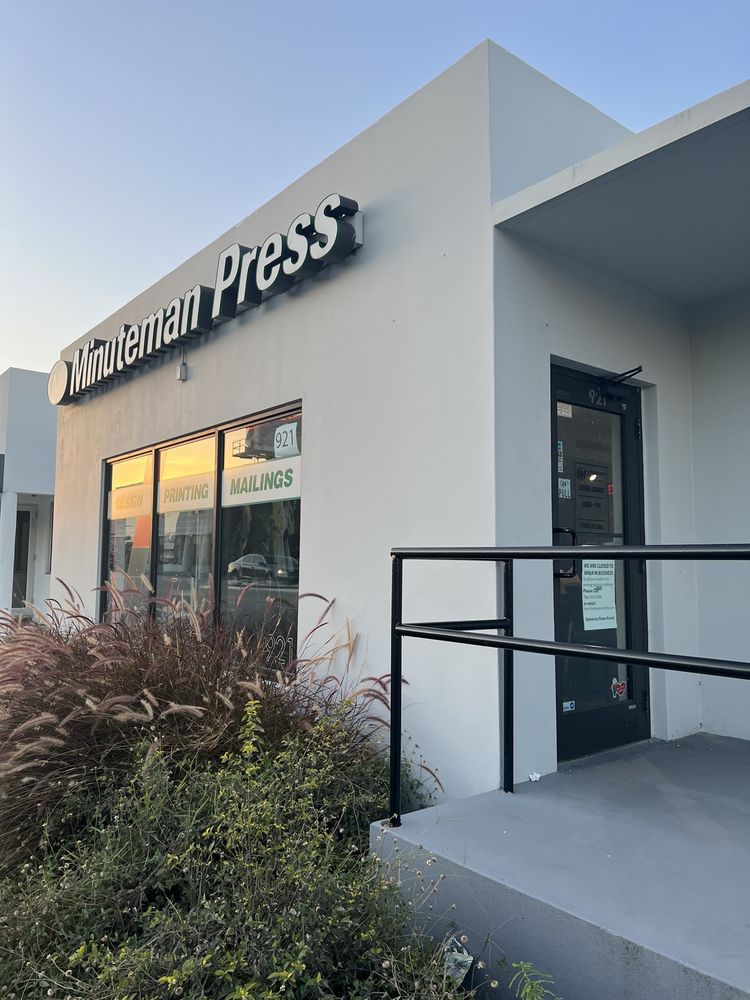 MINUTEMAN PRESS Updated September 2024 16 Photos & 17 Reviews 921