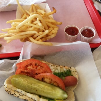 Wolfy's - Hotdog with everything and fries. - Hot Dogs Near Me - Chicago, Illinois Wolfy's - Hotdog with everything and fries. - Hot Dogs Near Me - Chicago, Illinois