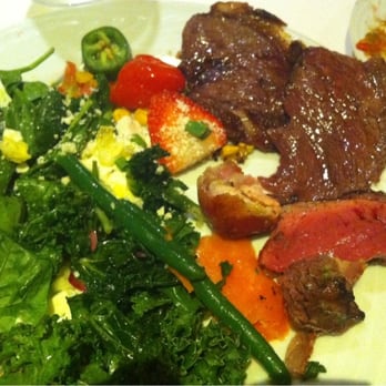 Fogo de Chão - Salad & Different Grilled Meats - Brazilian Near Me - Addison, Texas