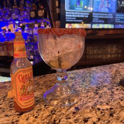 Los Panchos - Jumbo house margarita with lots of ice. Is it worth $25 to you? especially since it has well tequila. Lesson learned.