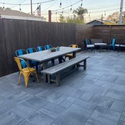Side yard turned into a great hangout space!