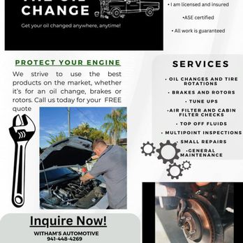 Witham's Automotive - Auto Repair Near Me Witham's Automotive - Auto Repair Near Me