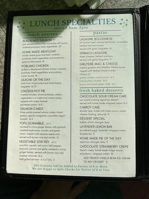 Menu photo 6 Blue Willow Restaurant & Gift Shop Tucson, AZ Menu photo 6 Blue Willow Restaurant & Gift Shop Tucson, AZ
