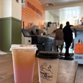Good News - He is Risen, and Oat Milk Latte. MmmmmmmmYummmmmy! - Coffee & Tea Near Me - Phoenix, Arizona