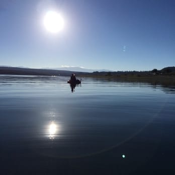 Crowley Lake Fish Camp - Before the winds hit... - Boating Near Me - Mammoth Lakes, California