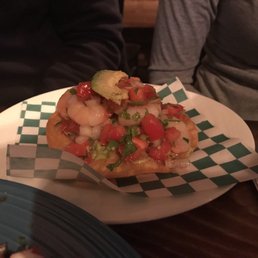 Shrimp Ceviche Tostada