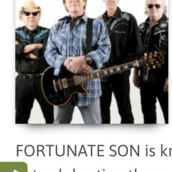 Valley Cultural Center - Creedence Tribute FREE CONCERTS,  FREE MOVIES,  FREE SHAKESPEARE ALL SUMMER LONG VALLEY CULTURAL June 10- August 19, 2018