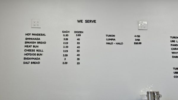 Menu photo 2 Claveria Bakery and Coffee Delano, CA