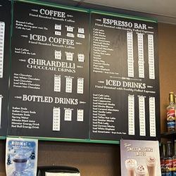 Cafe Latte Company - Drink menu