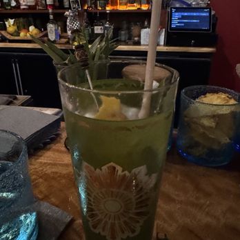Tikehau Lounge - Chartreuse swizzle - Cocktail Bars Near Me - Kihei, Hawaii Tikehau Lounge - Chartreuse swizzle - Cocktail Bars Near Me - Kihei, Hawaii