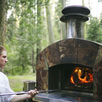 Firevine Wood Fired Pizza - Firevine was able to bring their trailer down a pretty steep dirt road into the woods where our reception was. - Caterers Near Me Firevine Wood Fired Pizza - Firevine was able to bring their trailer down a pretty steep dirt road into the woods where our reception was. - Caterers Near Me