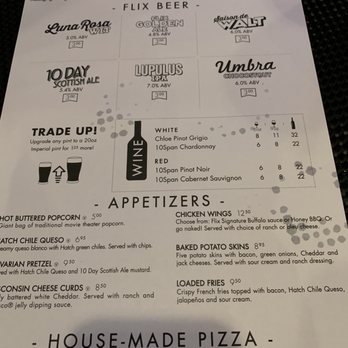 Flix Brewhouse - Round Rock - Beer menu - Cinema Near Me - Round Rock, Texas Flix Brewhouse - Round Rock - Beer menu - Cinema Near Me - Round Rock, Texas