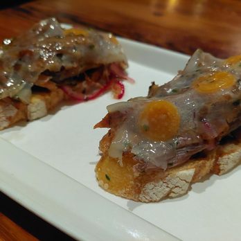 Amada - Pan de Pato (Duck Confit) - Tapas Bars Near Me - Philadelphia, Pennsylvania Amada - Pan de Pato (Duck Confit) - Tapas Bars Near Me - Philadelphia, Pennsylvania