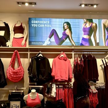 Fabletics - A lot of cute colored outfits. - Sports Wear Near Me - Bethesda, Maryland