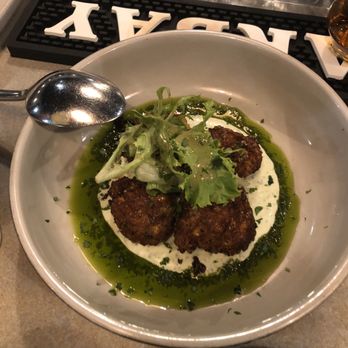 Luma Bar & Eatery - Fried corn fritters, so good - Mediterranean Near Me - Petaluma, California Luma Bar & Eatery - Fried corn fritters, so good - Mediterranean Near Me - Petaluma, California
