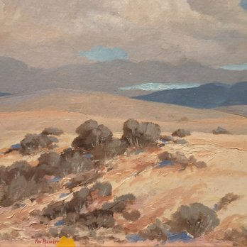 Albuquerque Museum - "White Sands" (1937) by Carl Von Hassler - Art Museums Near Me - Albuquerque, New Mexico