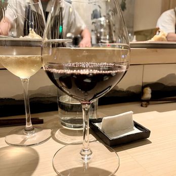 No Relation - Generous wine pours (it was more full than this!) - Sushi Bars Near Me - Boston, Massachusetts
