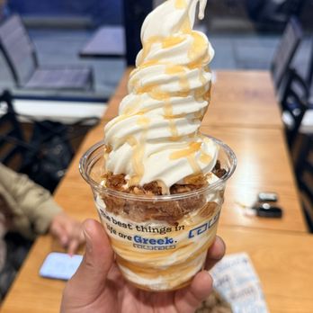 Nick the Greek - Froyo w/ baklava and honey - Greek Near Me - castro valley, California Nick the Greek - Froyo w/ baklava and honey - Greek Near Me - castro valley, California