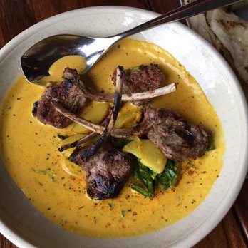 Vij's Restaurant - Lamb popsicles (4 pieces in regular size serving) - Indian Near Me - Vancouver, British Columbia Vij's Restaurant - Lamb popsicles (4 pieces in regular size serving) - Indian Near Me - Vancouver, British Columbia